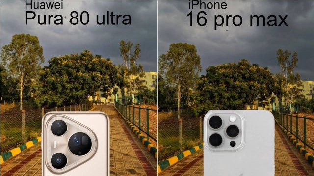 Тест камер Huawei Pura 80 Ultra и iPhone 16 Pro Max: Что выбрать? 📱💓