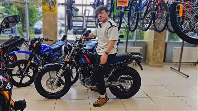 Мотоцикл SCOUT TW250 PR3. Мотосалон ТАТ МОТО. Часть 155.