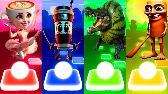 БАЛЕРИНА КАПУЧИНО 🆚 КАПУЧИНО АССАСИНО 🆚 ГЛОРБО ФРУТОДРИЛО 🆚 ТУН ТУН ТУН САХУР | Tiles Hop №53