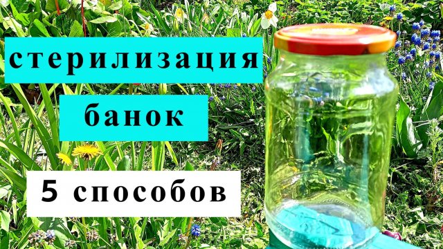 Как стерилизовать банки. 5 способов