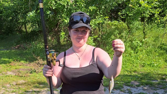 Отдых на природе . Рыбалка . Трудно найти место , не зная мест