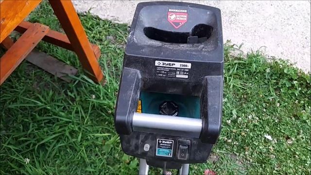 Садовый измельчитель Зубр. Замена ножей.