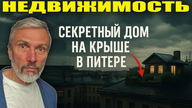 Секретный дом на крыше многоквартирника в Петербурге: Что там внутри? Обзор уникальной недвижимости
