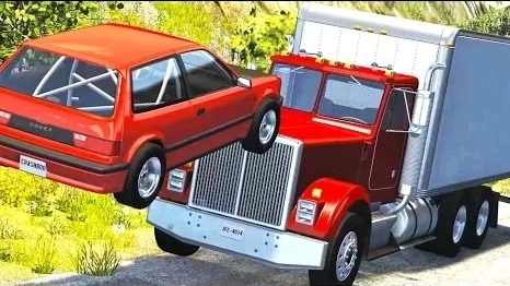 Аварии на высокой скорости BeamNG Drive #42