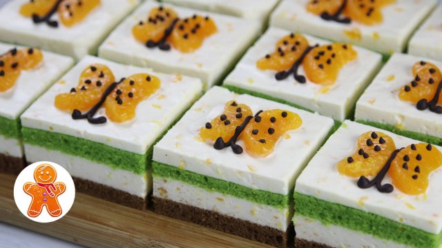 Мандариновые пирожные "Бабочки"