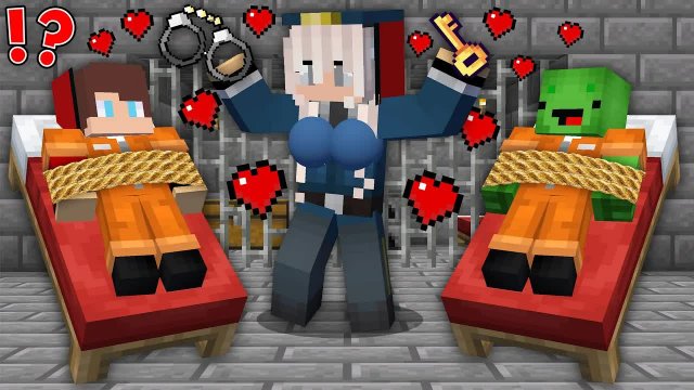 ЗАЧЕМ СЕСТРА связала Джей Джей и Маики - Анимация МАЙНКРАФТ