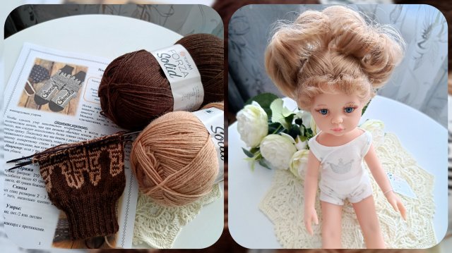 Начала вязать носки "Шоколад 🍫" Подарок от любимого мужа 😍