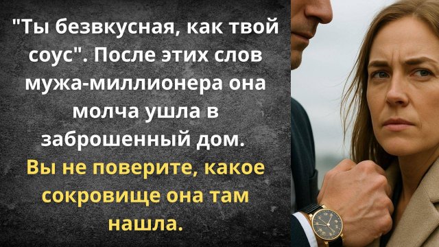Ты моя жена и будешь делать то, что я говорю! Он не ожидал такого ответа...