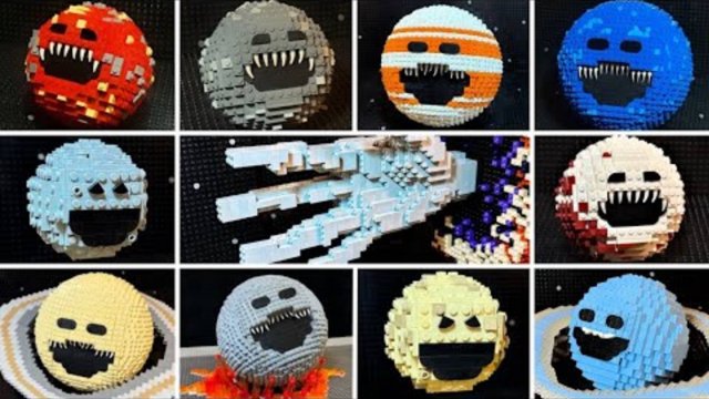 Вся МЕГА-ПОДБОРКА LEGO ЛУНА РАЗБУДИЛА монстров, Планеты, Луны и Мистер Френд