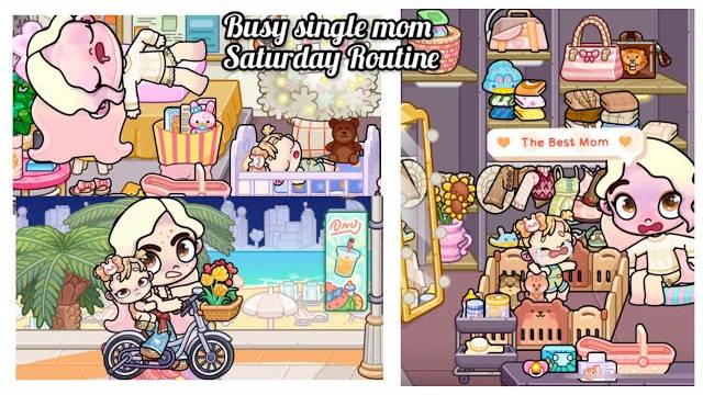 🏡 СУББОТНЯЯ РУТИНА ХОРОШЕЙ МАМЫ | Одинокая мама | Avatar World | ASMR | Тур по дому