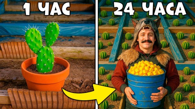 ФЕРМА КАКТУСОВ! Новый способ Фарма СЕРЫ за 24 часа в Rust/Раст