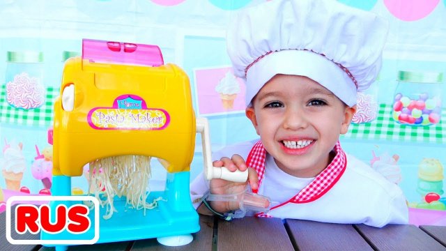 Влад и Ники играют в кафе! Сборник видео для детей.