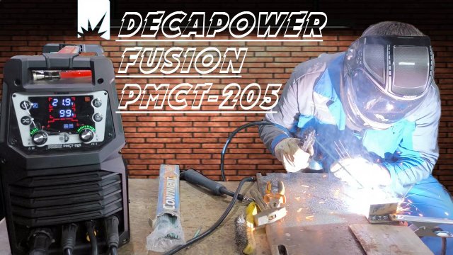 DECAPOWER FUSION PMCT-205 сварочный аппарат 6в1 с плазморезом и сваркой алюминия с пульсом.