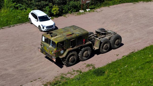 МАЗ 537 из компьютерной игры в реальной жизни на бездорожье