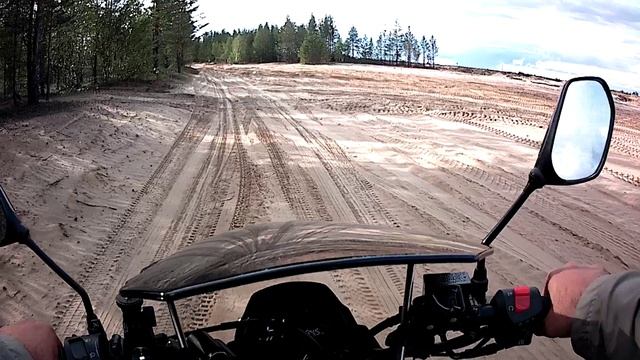 VMC AURA RS 125(49) небольшая покатушка по песку, на хорошей резине
