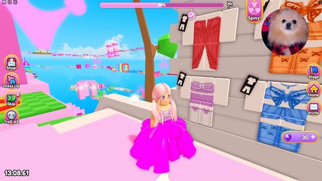 ОББИ НО ТЫ ОТКРЫВАЕШЬ ВЕЩИ ПРИНЦЕССЫ В РОБЛОКС ! Princess Dress Up Obby