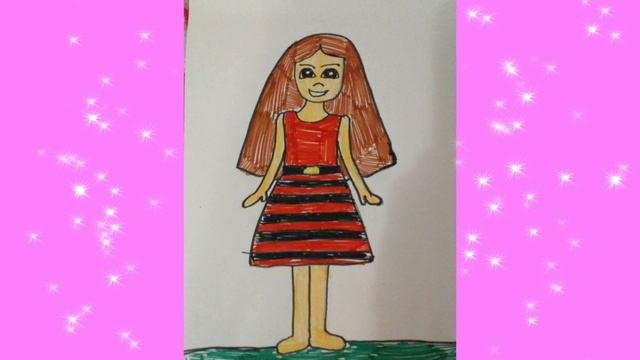 Мои рисунки куклы барби фильм 7