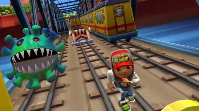 Зараженный PACMAN охотится на Джейка из SUBWAY SURFERS! / Приключения  PACMAN