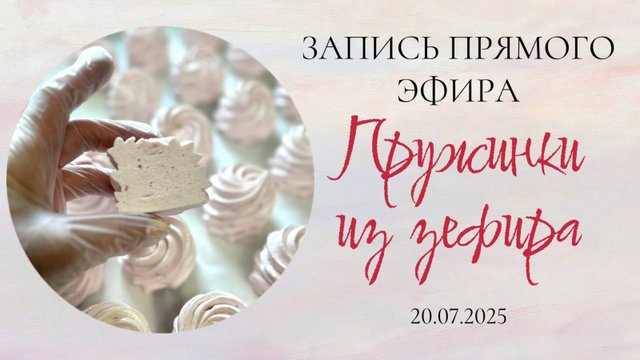 Запись прямого эфира "Пружинки из зефира"