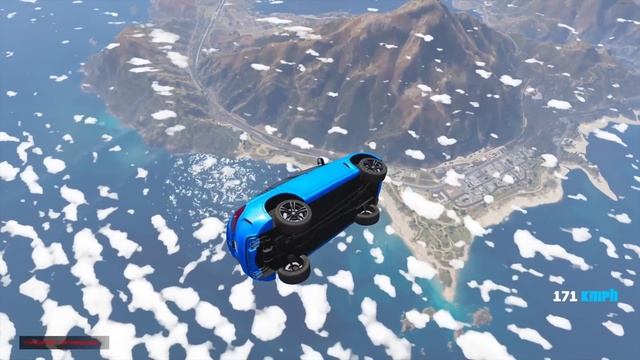 СПУСК БЕЗ ТОРМОЗОВ НА САМОМ ДЛИННОМ ЛИМУЗИНЕ MARUTI SUZUKI ERTIGA ПО ТРАМПЛИНУ В ГТА 5