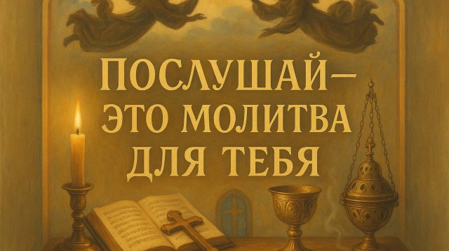 Послушай - это молитва для тебя