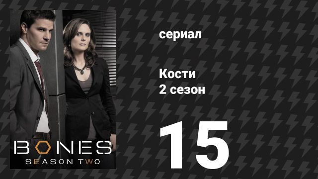 Кости 2 сезон 15 серия «Трупы из книги» (сериал, 2006)