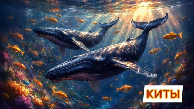 Удивительные киты гиганты океана!