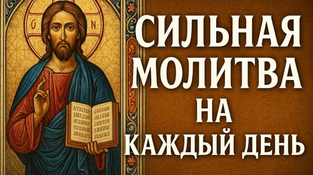 СИЛЬНАЯ МОЛИТВА НА КАЖДЫЙ ДЕНЬ