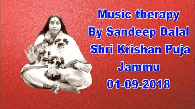 4.2💥Музыкальная терапия Сандипа Далала, Шри Кришан Пуджа, Джамму 01-09-2018