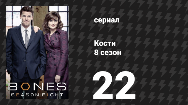 Кости 8 сезон 22 серия «Штаны в сторону» (сериал, 2012)