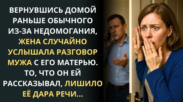 СЛУЧАЙНО ПОДСЛУШАЛА ТО, ЧТО НЕ ДОЛЖНА БЫЛА УЗНАТЬ - рассказ
