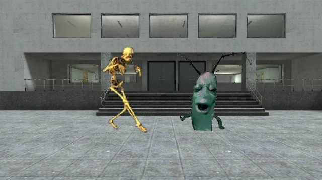 Pixel skull и plankton некстботы gmod