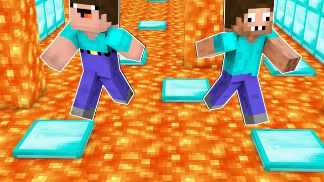 Сложный паркур для нуба и про в Майнкрафт ДакПлей DakPlay