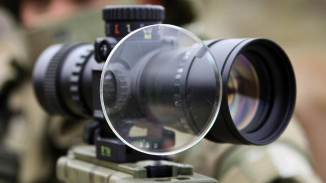 Закаленное защитное стекло для прицельной оптики
