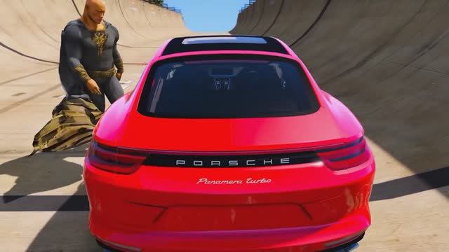 Мультики, GTA 5 испытания в ГОНКАХ, Человек Паук, Халк, мультики для детей, Флеш, ГТА 5 моды гонки