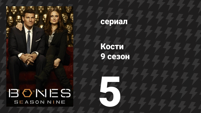 Кости 9 сезон 5 серия «Леди в списке» (сериал, 2013)