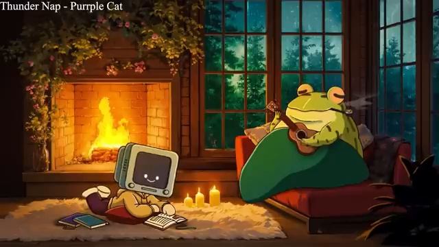 strangely peaceful and cozy 🌧 calm your anxiety, relaxing music - lofi hip hop mix - aesthetic lofi