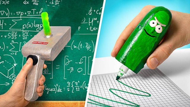 🛸 7 школьных вещей в стиле «Рика и Морти» 🎒 сделай сам!
