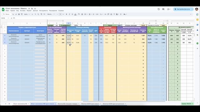 💰 Юнит-экономика WB и Ozon | J‑Stat
