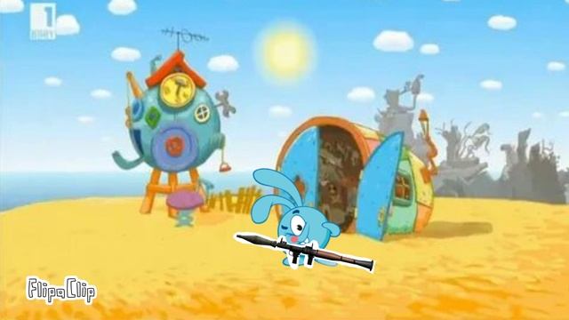 Смешарики в амонг ас - клыки и мускулы