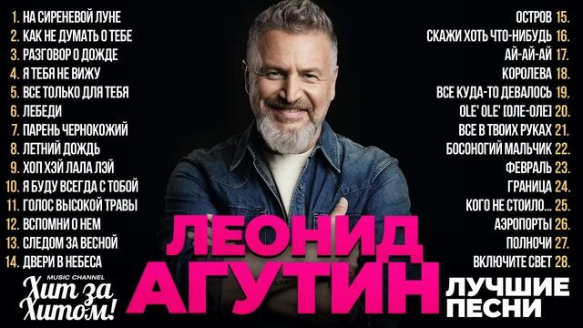 Леонид Агутин лучшие треки, Агутин подборка лучших хитов, Леонид Агутин слушать онлайн бесплатно
