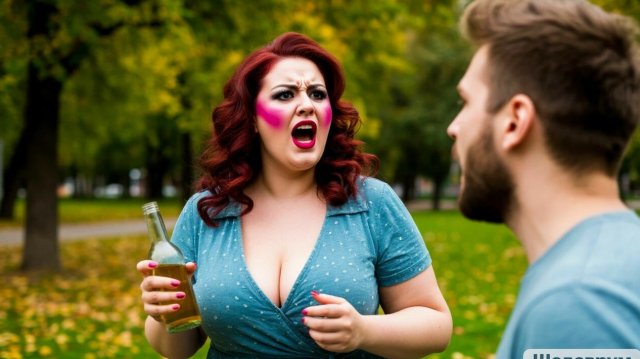 Жуткую тётку бомбит от пополамщиков