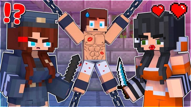 Джей Джей и Сестра - Побег из тюрьмы | Майнкрафт мультфильм