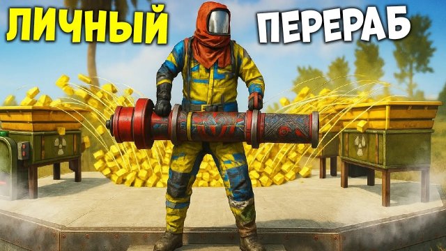 МОЙ ЛИЧНЫЙ ПЕРЕРАБОТЧИК! Приносит Мне Серу И МВК в Раст / Rust
