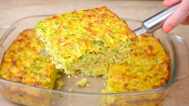 Готовлю Все Лето! Запеканка из Кабачков Вкусно и Без Мяса!