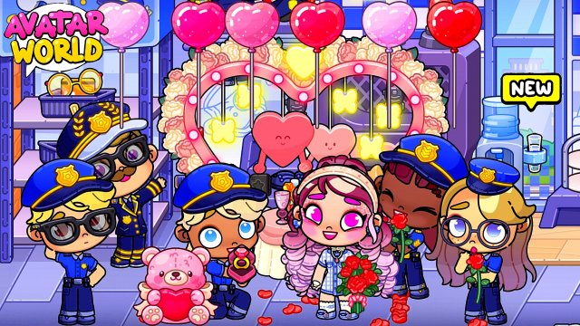 МЕДСЕСТРА + ПОЛИЦЕЙСКИЙ И СКОРО СВАДЬБА 👩🏽❤️💋👨🏼 ♥️AVATAR WORLD ЛЮБОВЬ♥️