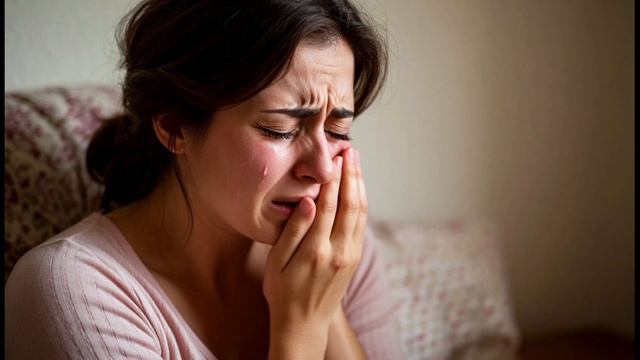 The crying of a mother