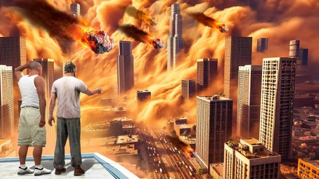 ВЗОРВАЛ ГОРОД ЯДЕРНОЙ БОМБОЙ В ГТА 5! ЭКСПЕРИМЕНТ и АПОКАЛИПСИС ОБЗОР МОДА GTA 5 MODS ОНЛАЙН МОД