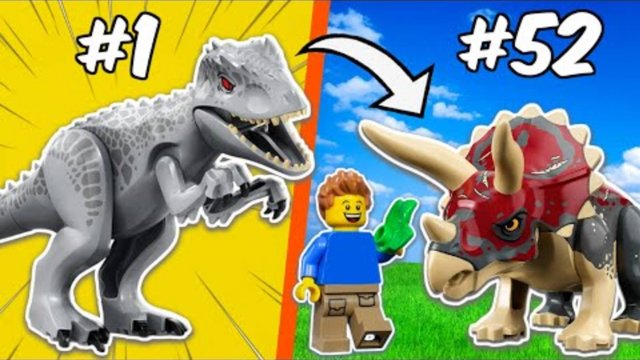 Я построил зоопарк динозавров из конструктора LEGO…