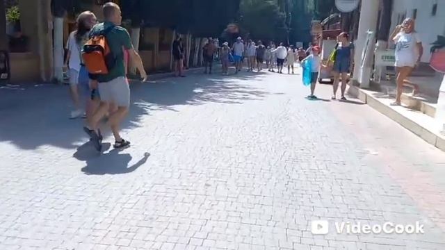 Крым. Судак. Кипарисовая аллея, набережная, пляж  1.08.2025 г.